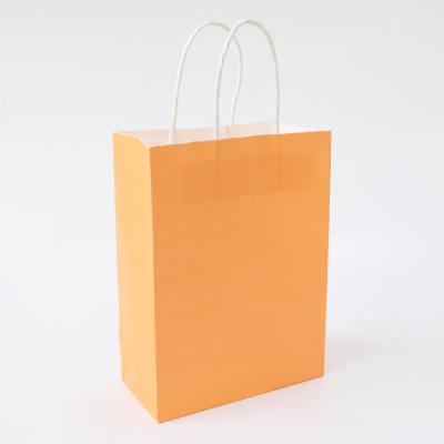 China Recycled Materials Wholesale Price Candy Color Portable Kraft Paper Food Bags For Food Package for sale