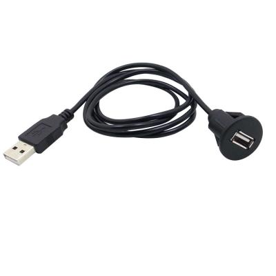 China cell phone & Computers Car Stereo and Gamer Male to Female Wire Harness USB Round Connector Extension Cable Wire Harness for sale