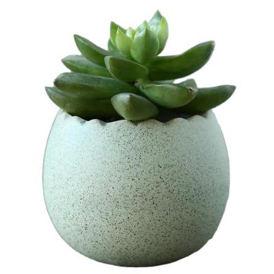 China Burning (1300 Degree) Macaron Home Office Home Decor Flower Ceramic Flower Pot Ceramic Potted High Temperature Casual Creative Pots for sale