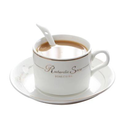 China Creative Simple Ceramic Custom Cafe Personalized Porcelain Stocked Cups for sale