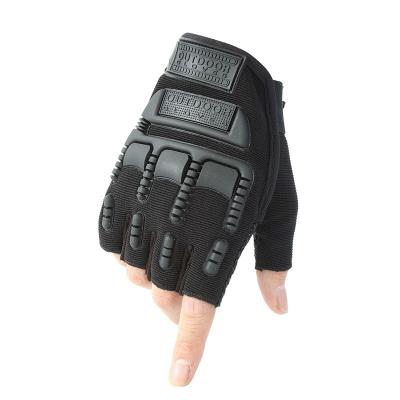 China Tactical Half Finger Gym Half Finger Gloves Waterproof Knuckle Protection for sale