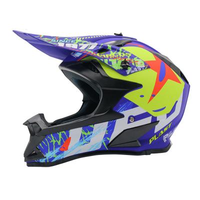 China Portable Loose Motorcycle Helmet Off-Road Full-Cover Racing Helmet Light Full-face Dirt Bike Helmet for sale