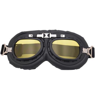 China Retro World War II Helmet Riding Goggles Sports Goggles Goggles Outdoor Custom Motorcycle Motocross Windproof Goggles for sale