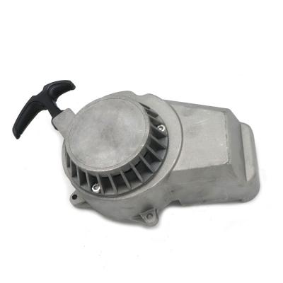 China Aluminum Alloy 47 49 Mini ATV 50CC Scooter Pocket Dirt Bike Alloy Sliver Pull Start Engine 2 Stroke for sale