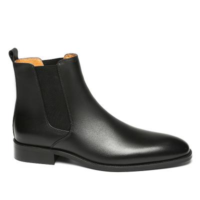 China Wholesale High Quality Classic Waterproof Chelsea Boots For Men Tall Size Customization Genuine Leather Boots for sale