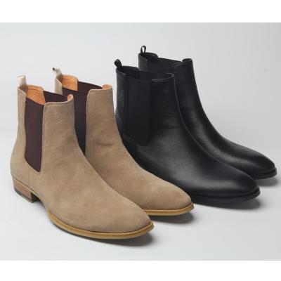 China Men's Waterproof High Quality Suede Boots High Quality Leather Chelsea Boots Big Size Genuine Leather Boots Custom Logo Boot for sale