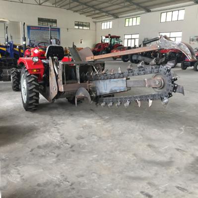 China Mini Farms Mild Diesel Engine Digging Trencher Ground Tractor for sale