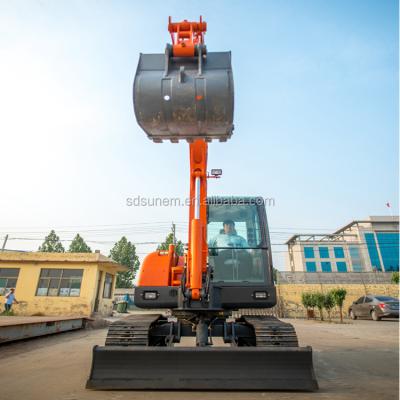 China Factory SN65 6.5 Ton Hydraulic Crawler Excavators Mini Digger Digger Guarantee Quality For Hot Sale for sale