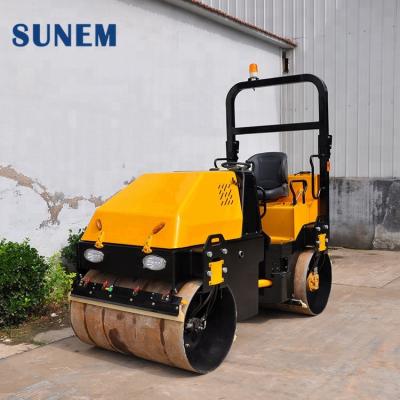 China Factory Drum Double Mini 3 Ton Highly Highly Efficient Vibration Road Roller for sale