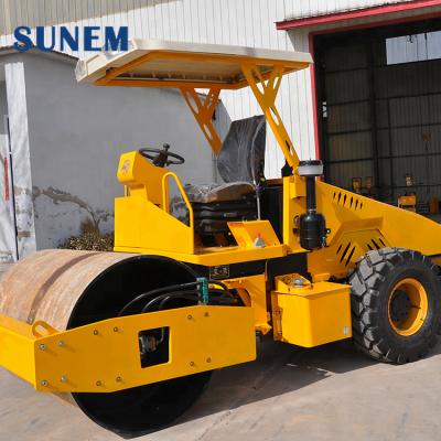 China Factory New Mini Single Drum Price 5000kg 100N/CM Road Roller 50Hz for sale