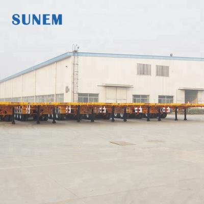 China Cheap flat bed trailers from professional semi truck trailer manufacturer for sale for sale