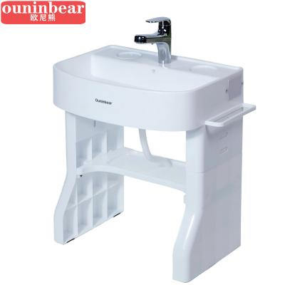 China Washstand Self-Care Station Portable WashBasin For Child Kids Baby Toddler KEarly Training Learning Plastic Washbasin Simulation for sale