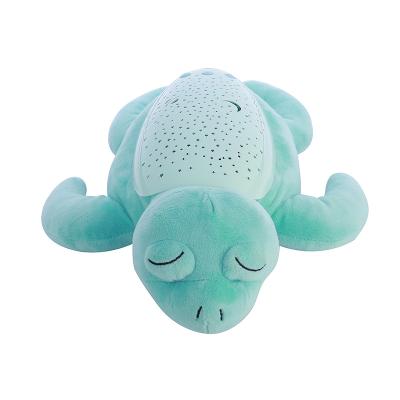 Cina Stuffed Animal Turtle Musical soother Toys For Kids With Night light in vendita