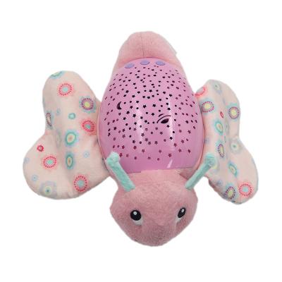 Cina Cute butterfly Slumber Buddies Projection and Melodies soft plush toy For Infant in vendita