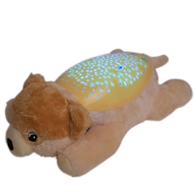 Cina 2019 New arrival infantile Sleeping plush toy with musical and star projector baby sleep soother in vendita