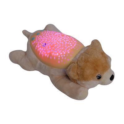 Cina Cute Musical Soothers Sound Light Plush Toy With Music Star Projection Lights in vendita