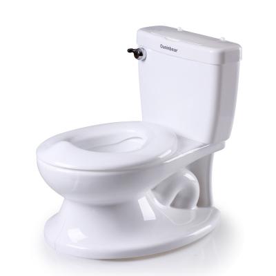 Cina 2020 strong and safety colorful comfortable White Plastic simulated Toddler Toilet with flush sound for home use in vendita