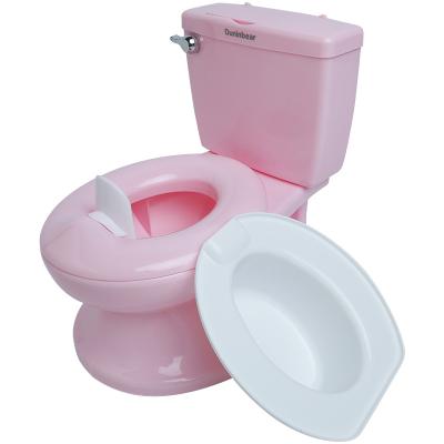 中国 Pink Plastic baby training musical toilet seat for girls toddler commode toilet seat potty pot 販売のため