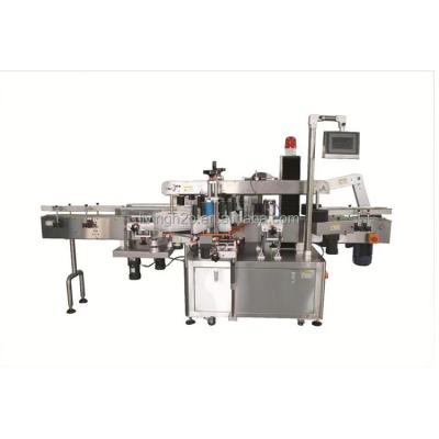 China Automatic Double Side Round Bottle Labeling Machine Plastic Label Beverage Square Bottle Round Sticker Self Adhesive Labeling Machines for sale