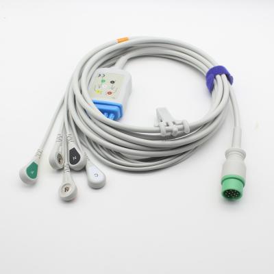 China From TPU cable directly DRE Infinium Omni II ECG 5Lead and break AHA leads for sale