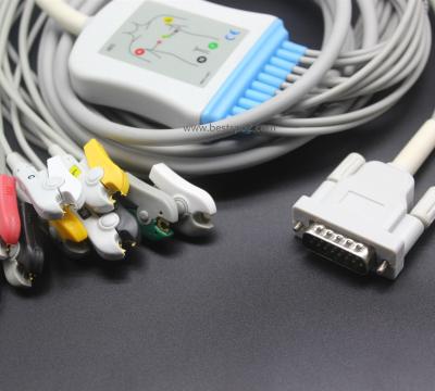 China TPU Bionet Cardiocare EKG Cable And Leads IEC 4.0Banana for sale