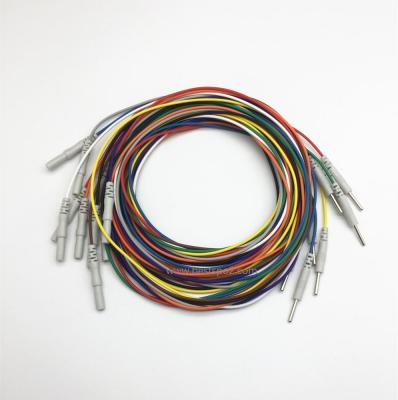 China TPU EEG Electrode EEG Cable Din 1.5 Style-2.0MM Pin for sale