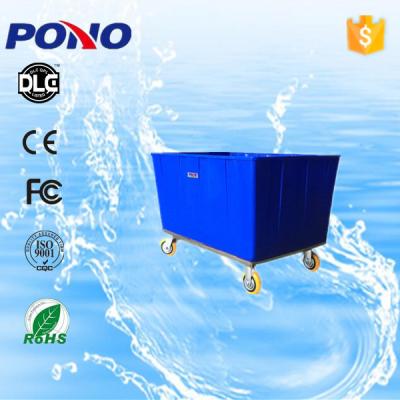 China Laundry Center China Pono CE/ISO Approved Professional Best Selling New Design Cheap Plastic Laundry Cart for sale