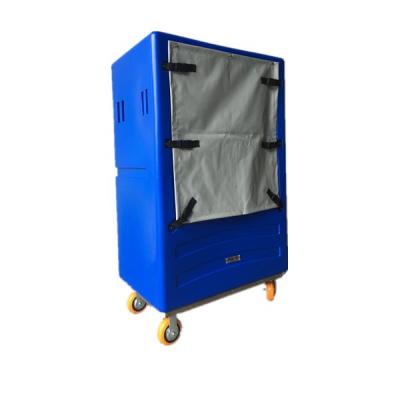 China Best-selling laundry center laundry equipment-laundry cage trolley for privilege collecting by rotomoulding process with long life for sale