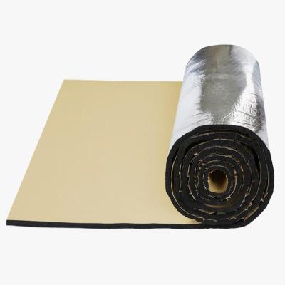 中国 NBR PVC Rubber Foam Sheet With Aluminium Foil Foam Rubber Plastic Insulation 販売のため