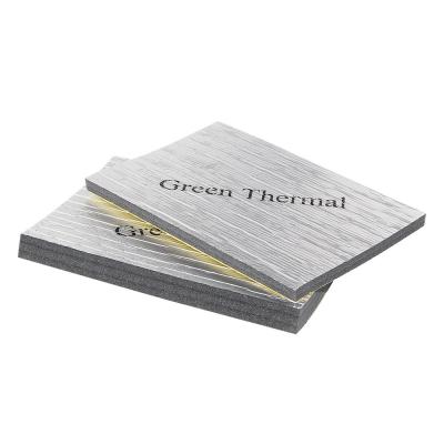 China Greenthermal insulation Foil XPE Foam Sheet No-Clod For Externul Duct Outdoor Applleation à venda