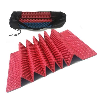 Китай Stock Water Moisture Proof Outdoor Folding IXPE Foam Mats Accordion Type With Slastic Strap Compact mattress продается