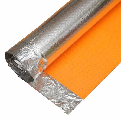 China Aluminum Foil Polyethylene Foam Blanket PE Carpet Underlay IXPE Pad Silent Floor Accessories Damping Mat for sale