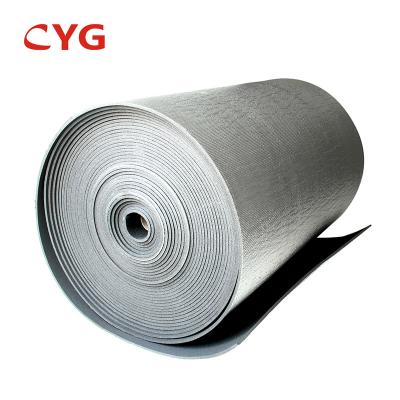 China Heat Absorbing Sheets Fire-retardant Pipe Insulation Rubber HVAC Insulation Foam for sale