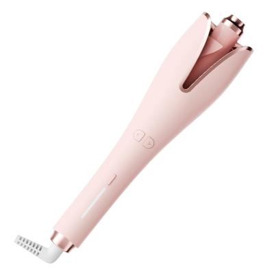 China Rotating Aluminum Radio Hair Straightener Automatic Portable Rechargable Curler for sale