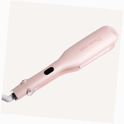 China Mini Aluminum Electric Hot Infrared Steam Comb Natural Heated Hair Straightener And Curler for sale