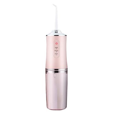 China Convenient Cordless Oral Portable Rechargeable Electric Ultrasonic Dental Irrigator Teeth Cleaner for sale