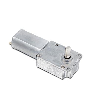 China 25mm*34mm Drip Proof Metallic Cube Gearbox DC Worm Gear Motor 25GZ180 For Bath Product for sale