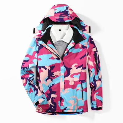 China Breathable Unisex Winter USB Waterproof Heating Ski Jacket For Outdoor Sports Heated Coat for sale