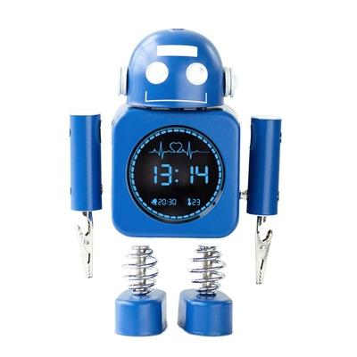 China Classroom Electronic Robot Cartoon Alarm Clock for Bedroom Student Alarm Clock Multifunctional Digital Creative Mute Gift Small for sale