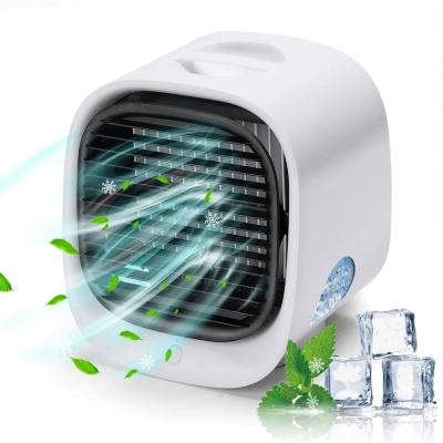 China LED LIGHT 7 Colors LED Night Light Electric USB Mini Air Cooler For Home Portable Arctic Air Conditioner for sale