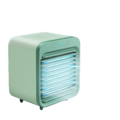 China Hot Sale Night Light Factory Price Air Conditioning Mini USB Air FAN Portable Desktop Cooler Water Air Conditioner for sale