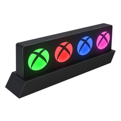 China Eco-friendly Dimmable Game Over Lamp Atmosphere Neon Light Voice Control Gaming Icon Light for sale