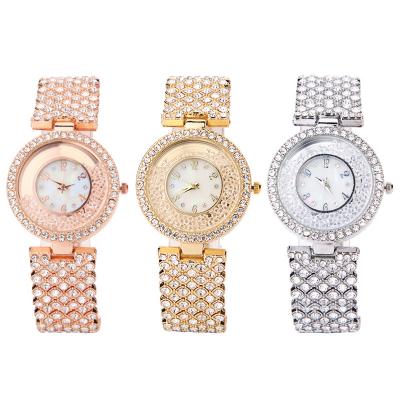 China Fashion full Diamond Female of the watch of the full diamond calendar jewelry wholesale full design diamo watch women brand for sale