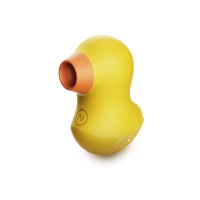 China Yellow Nipple G-spot Silicone+ABS Duck Spot Clitoral Stimulator Sucking Vibrator Toy Women Vibrator Toys for sale