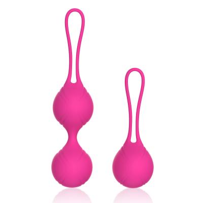 China Real Touch Feeling Kegel Balls For Tightening Pelvic Floor Strengthening Ben Wa Ball Product For Women Kegel Exerciser for sale