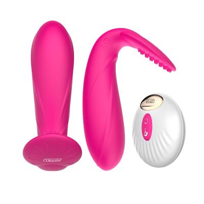 China Rotation Thrusting New Use 10 Invisible Vibration Patterns Women Vibrator With Remote Control For Handsfree G-Spot Clit Vibrator For Female for sale