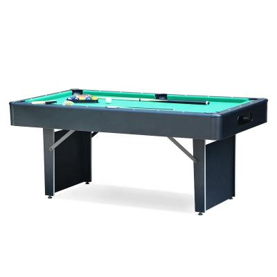 China New design 6ft pocket foldable snooker pool table 7ft times rubber pocket snooker pool table for sale