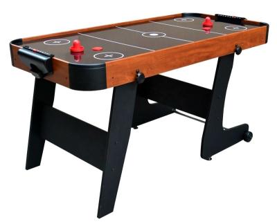 China Indoor Sprots Pneumatic 5 Feet Folding Electronic Pneumatic Air Hockey Table Game Hockey Table For Kids for sale