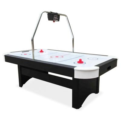 China 6ft 7ft Electronic Air Hockey Fan Hockey Game Table Arcade Pneumatic Scoreboard For Kids Adults for sale