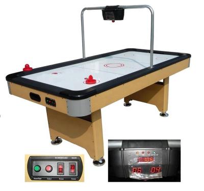 China Pneumatic Air Hockey Table Wooden Competition Game Table Pneumatic Hockey Table With Air Electronic Scorer for sale